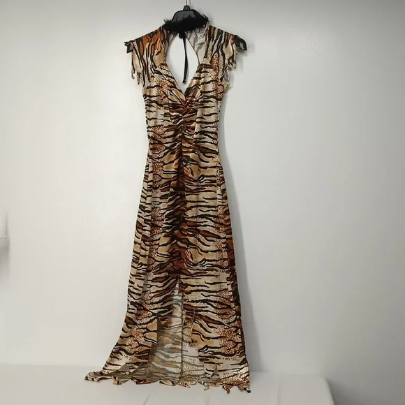 Rubi's tiger adult costume women's 8 - 10 animal tiger forest cat jungle - Picture 10 of 10